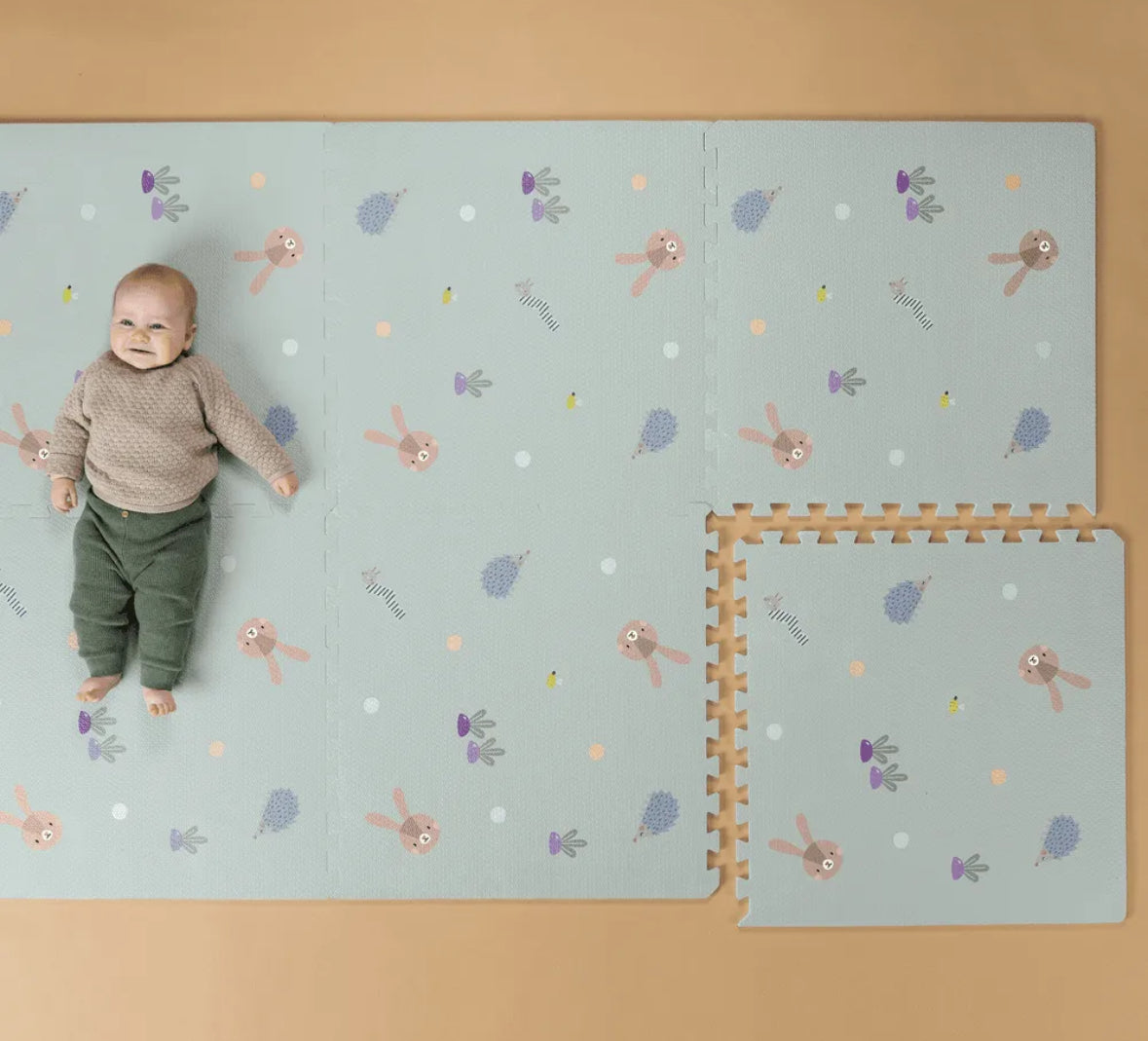 Urban garden foam play mat