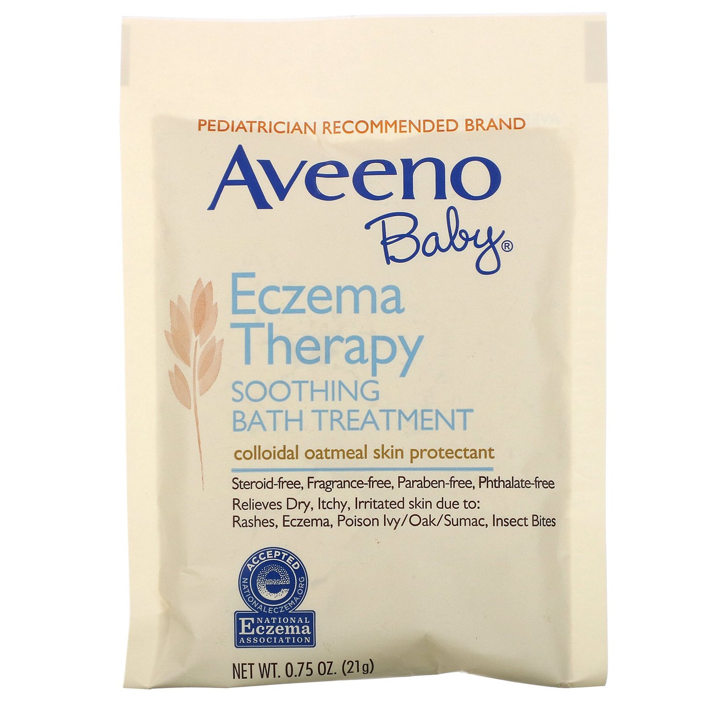 Aveeno Baby Eczema Therapy Soothing Bath Treatment - 5 packets