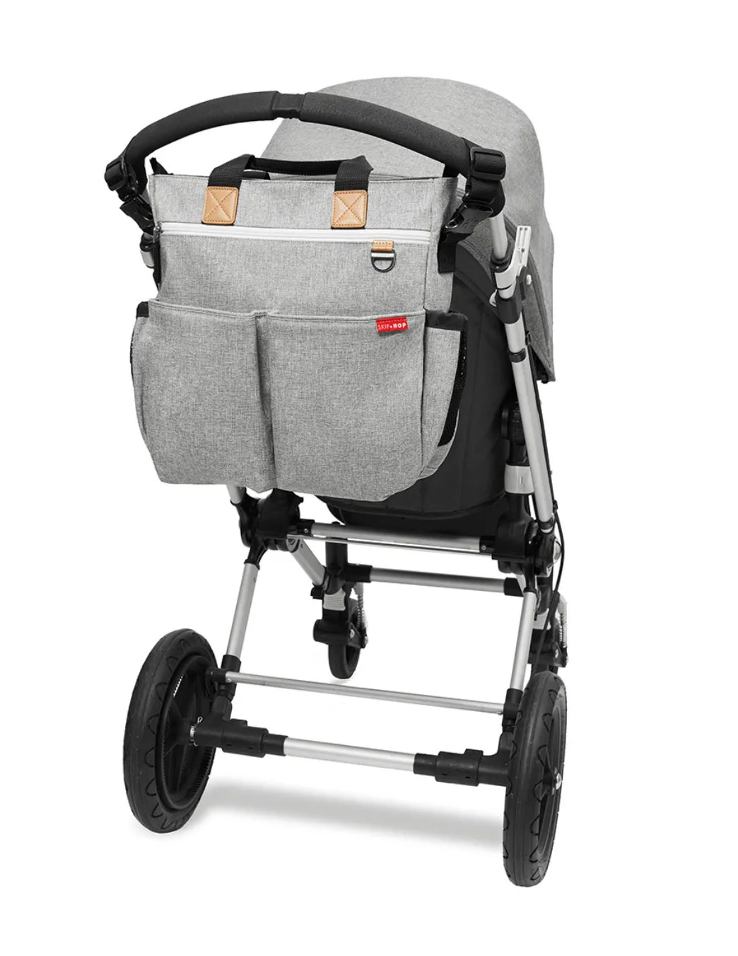 Duo signature diaper bag / grey