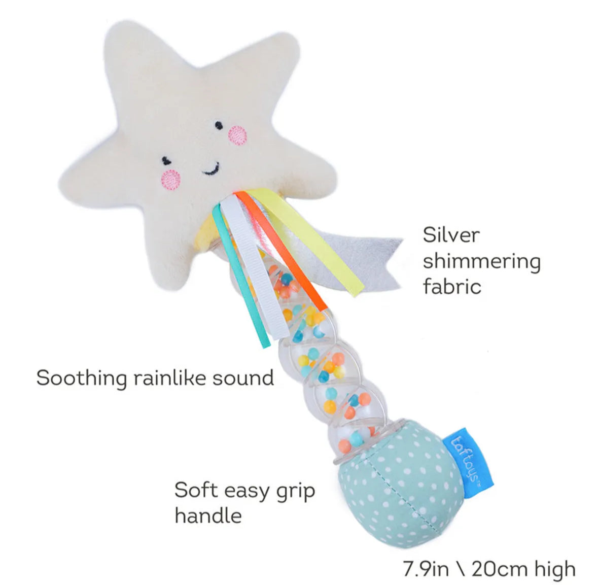 Star rainstick musical rattle