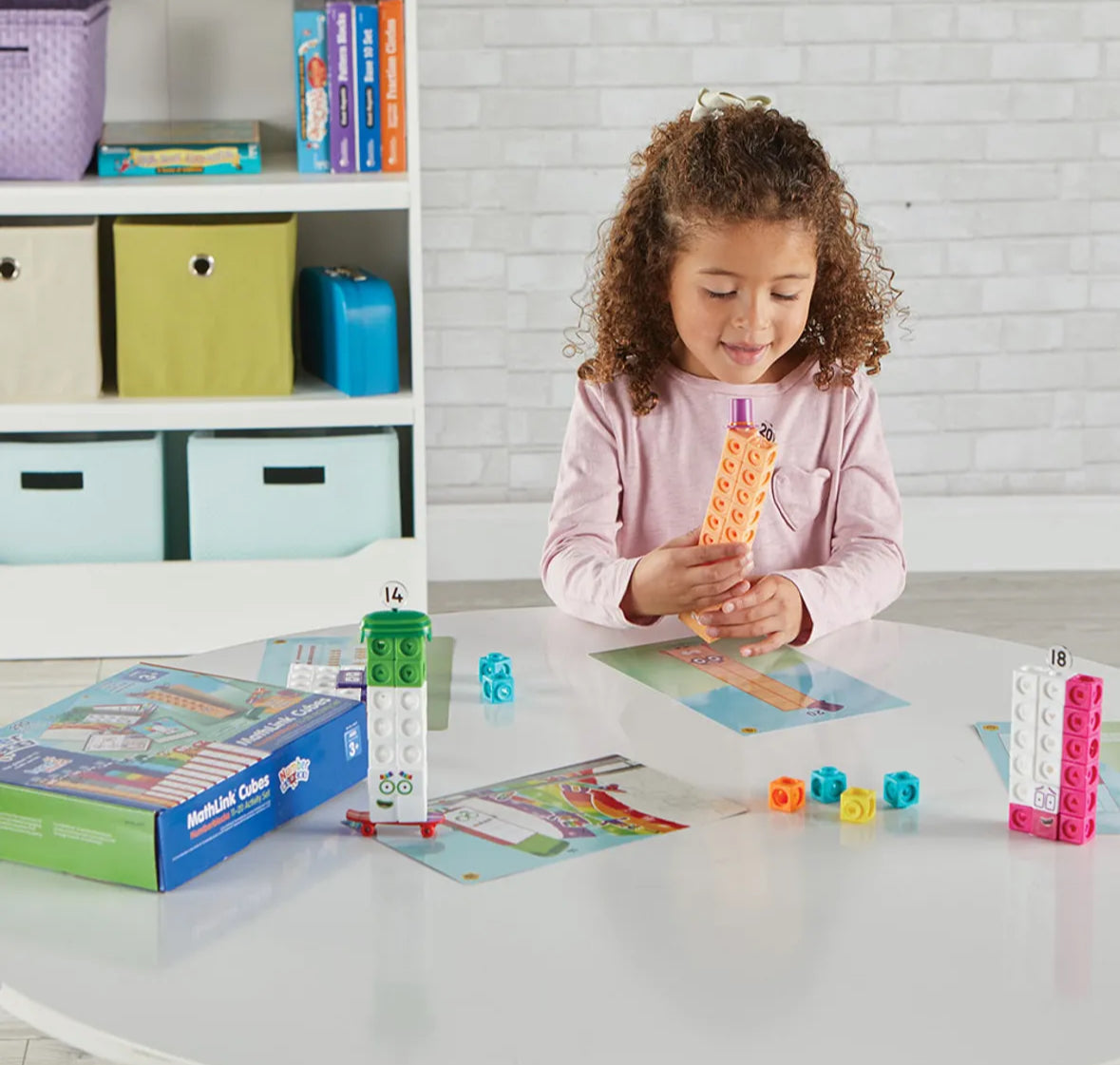 Mathlink cubes number blocks 11-20 activity set