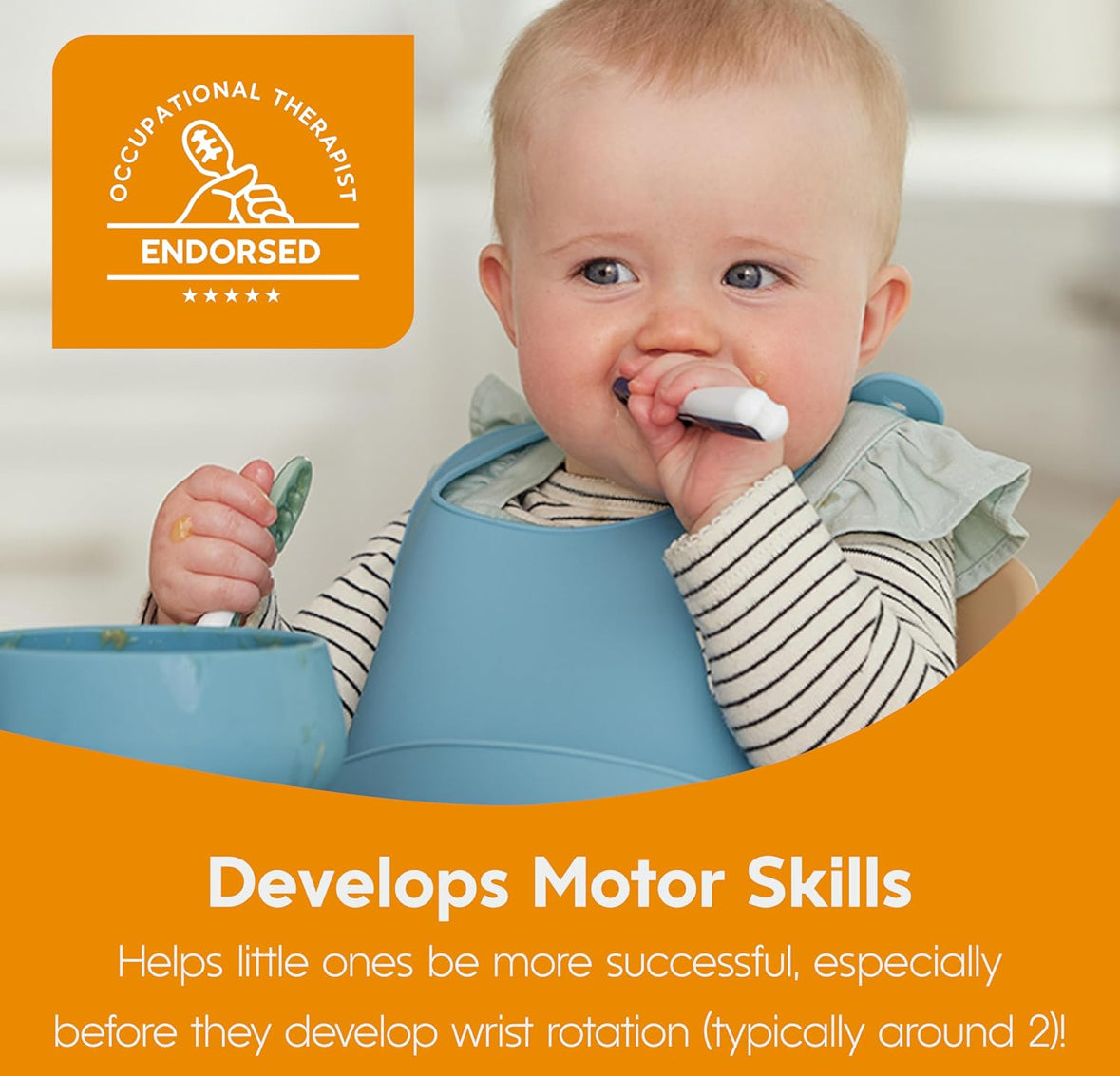 Suction Bowl + Pre-Spoon Self Feeding Set