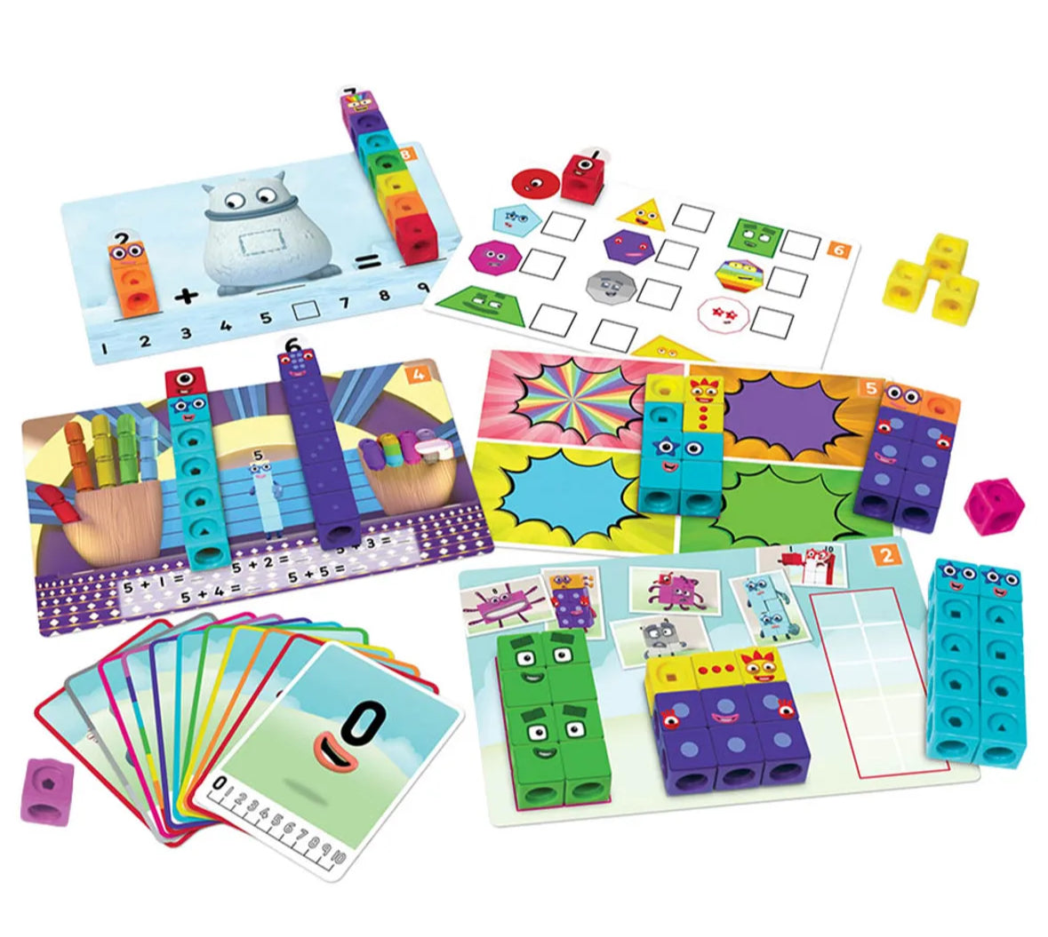 Mathlink cubes number blocks 1-10 activity set