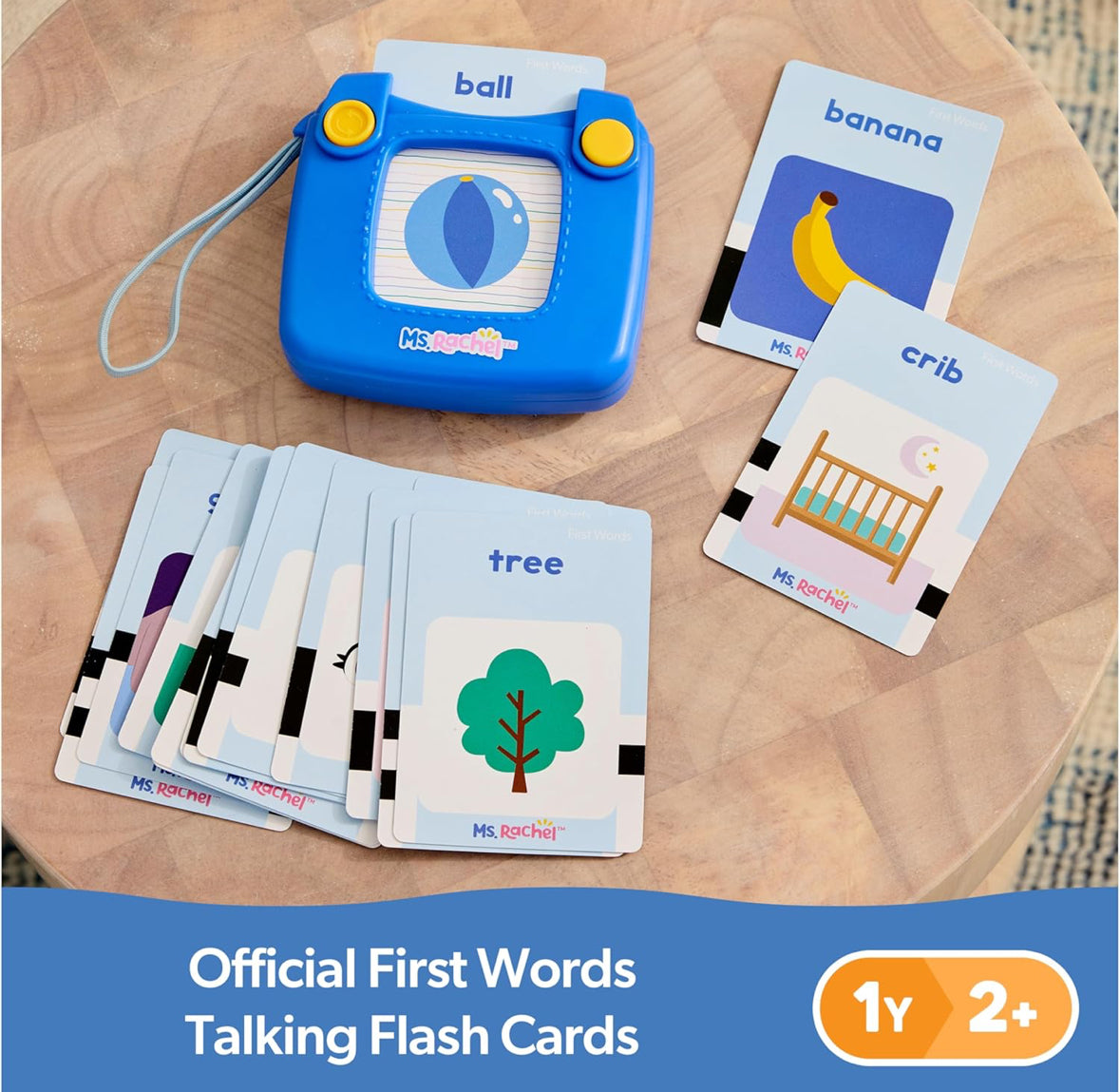 Ms.Rachel first words talking flash cards with electronic reader - 100 words