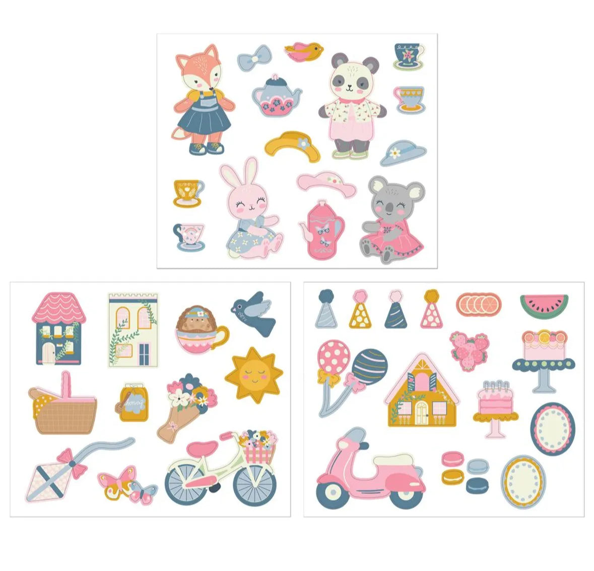 Magnetic playset - picnic