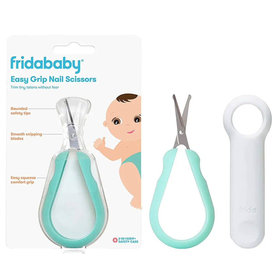 Easy grip nail scissors