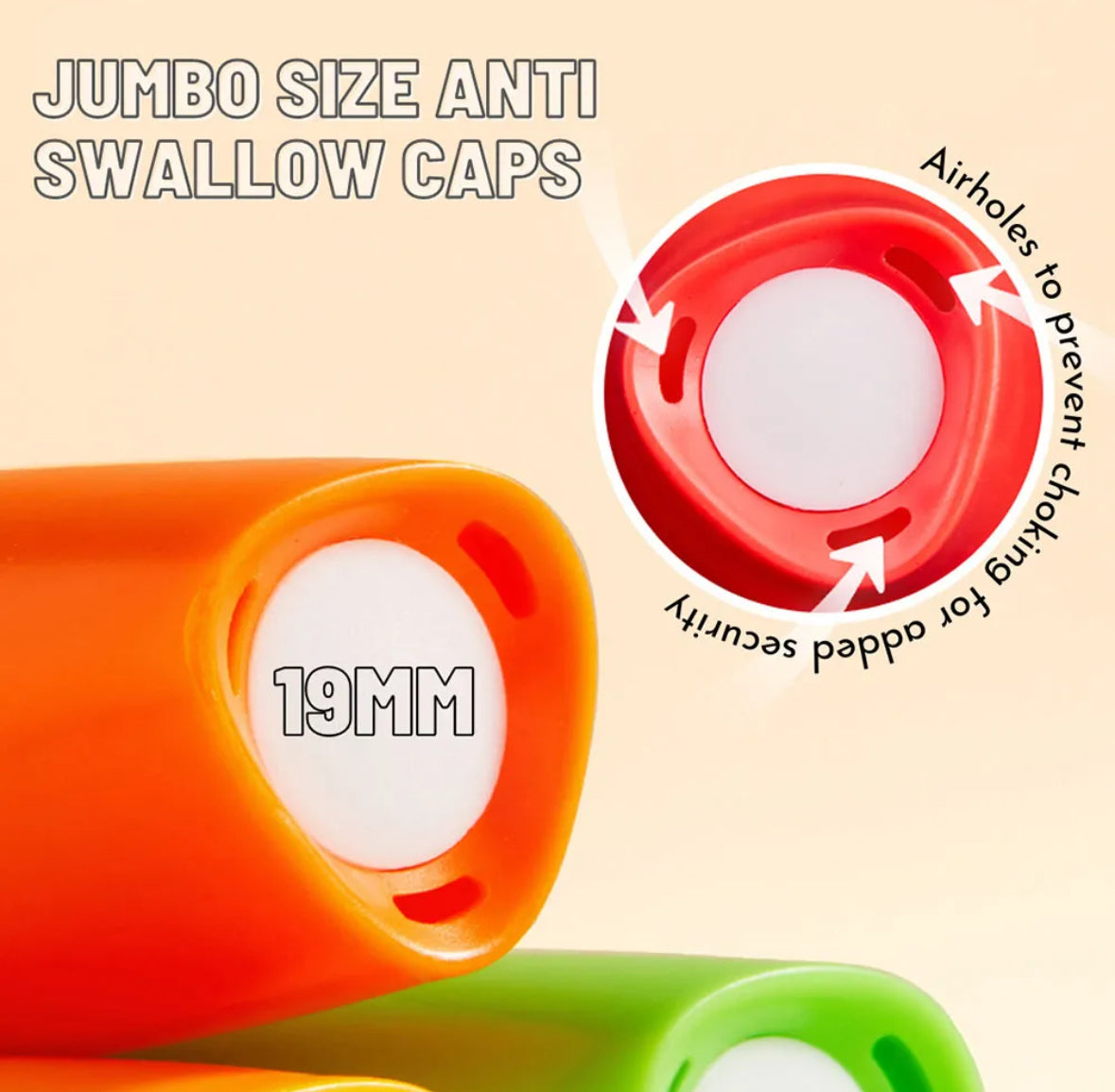 Rotary washable crayons / 12 colors