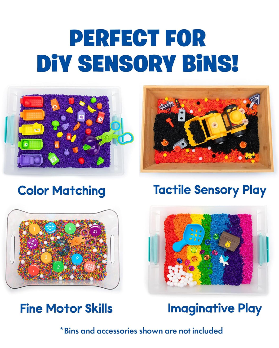 Educational Insights Playfoam Pluffle for Sensory Bins with 8 Colors