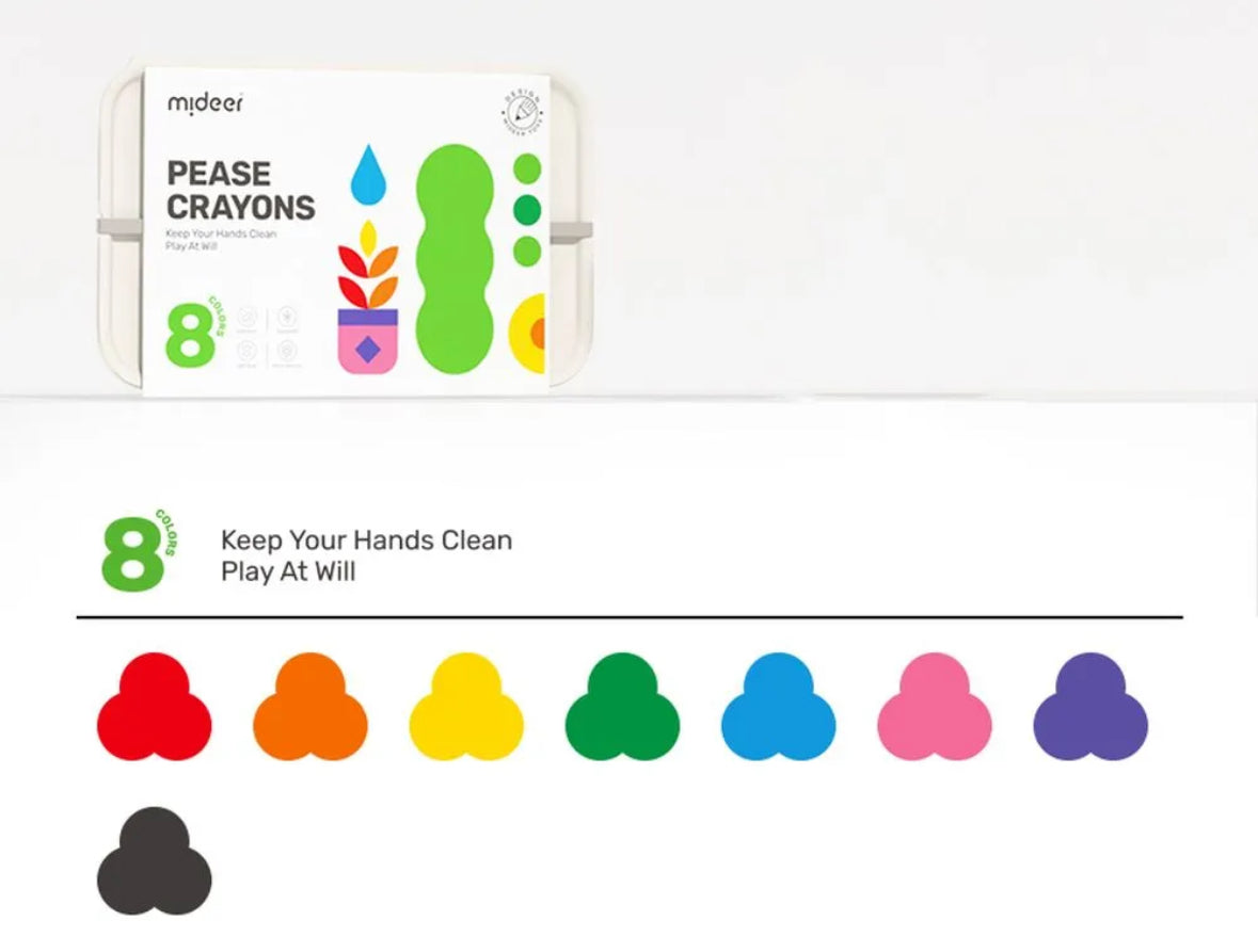 Pease crayons / 8 colors