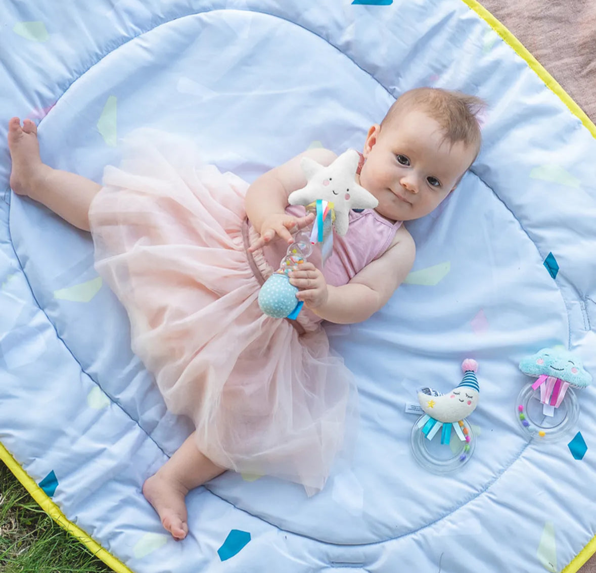 Star rainstick musical rattle