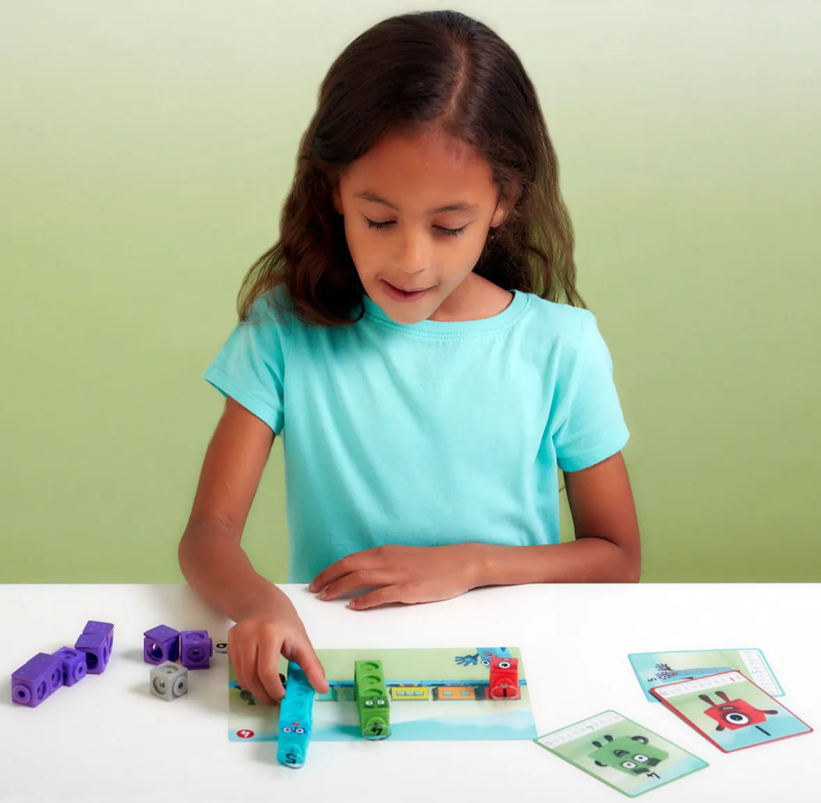 Mathlink cubes number blocks 1-10 activity set