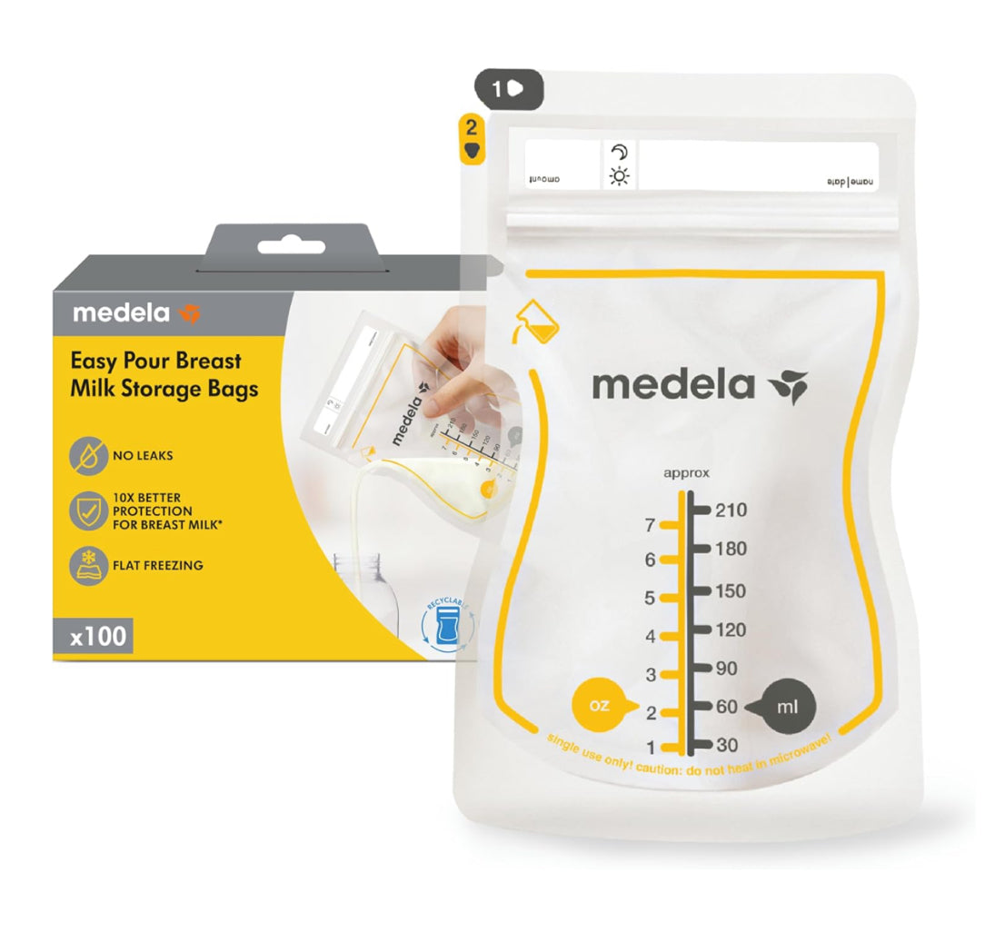 Medela easy pour Breastmilk bags / 100 count