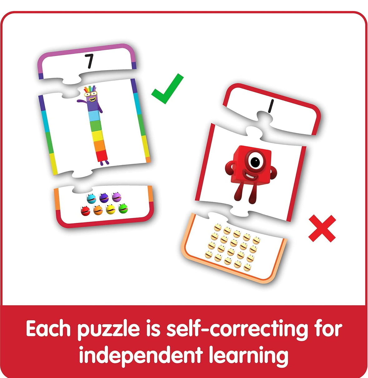 Numberblocks counting puzzle set - 60pcs