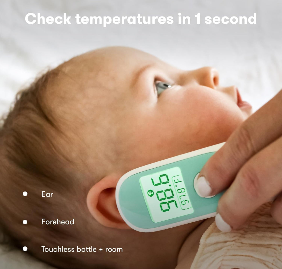 3in1 ear, forehead & touchless thermometer