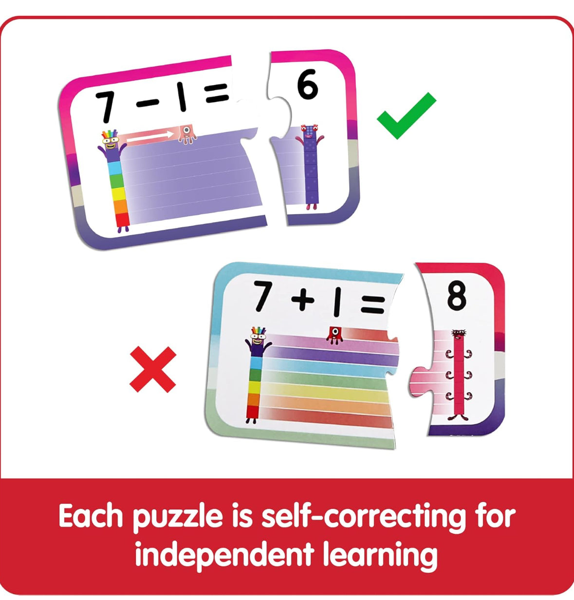 Numberblocks adding and subtracting puzzle set - 40pcs