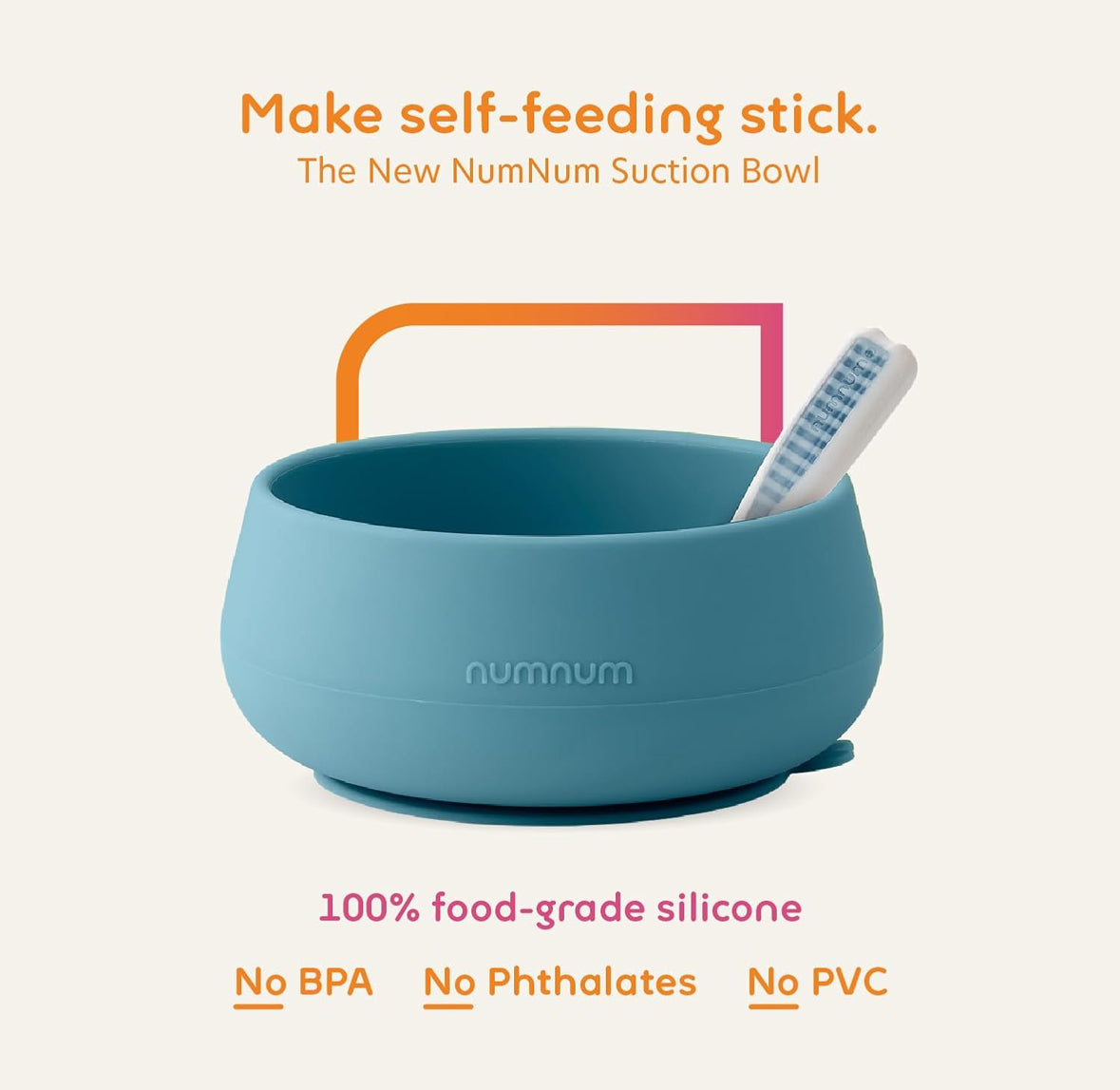 Suction Bowl + Pre-Spoon Self Feeding Set