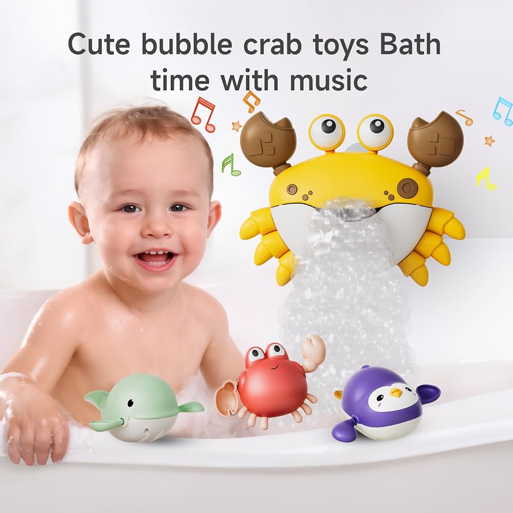 Bubble making crab toy - 4pcs