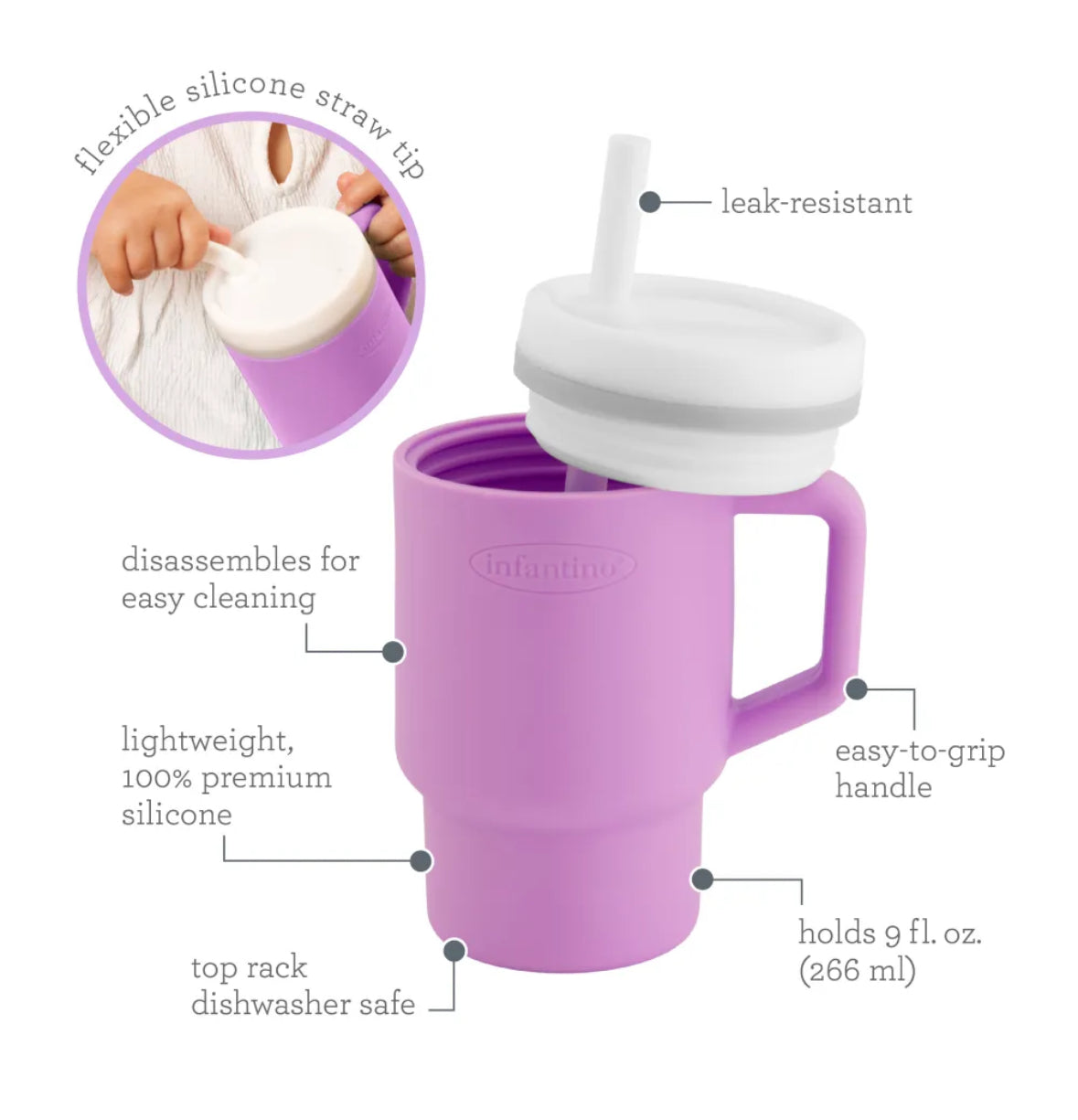 My 1st tumbler w/leak- resistant straw