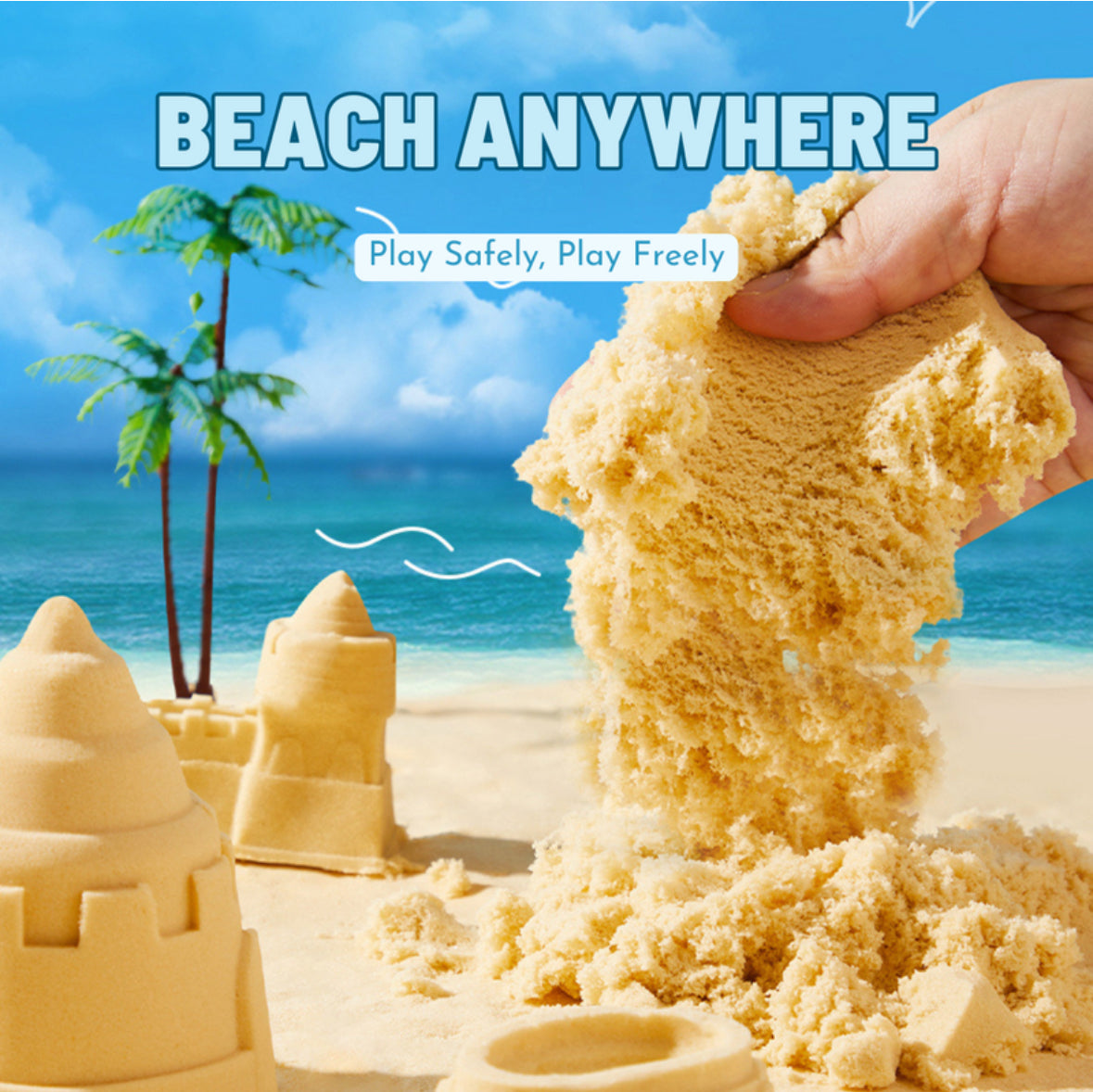 Magical sand play set