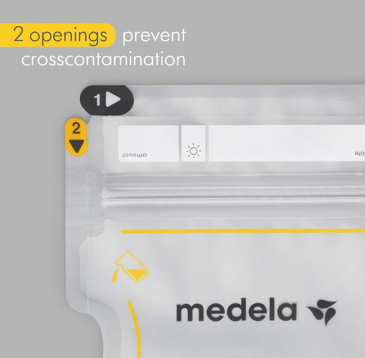 Medela easy pour Breastmilk bags / 100 count