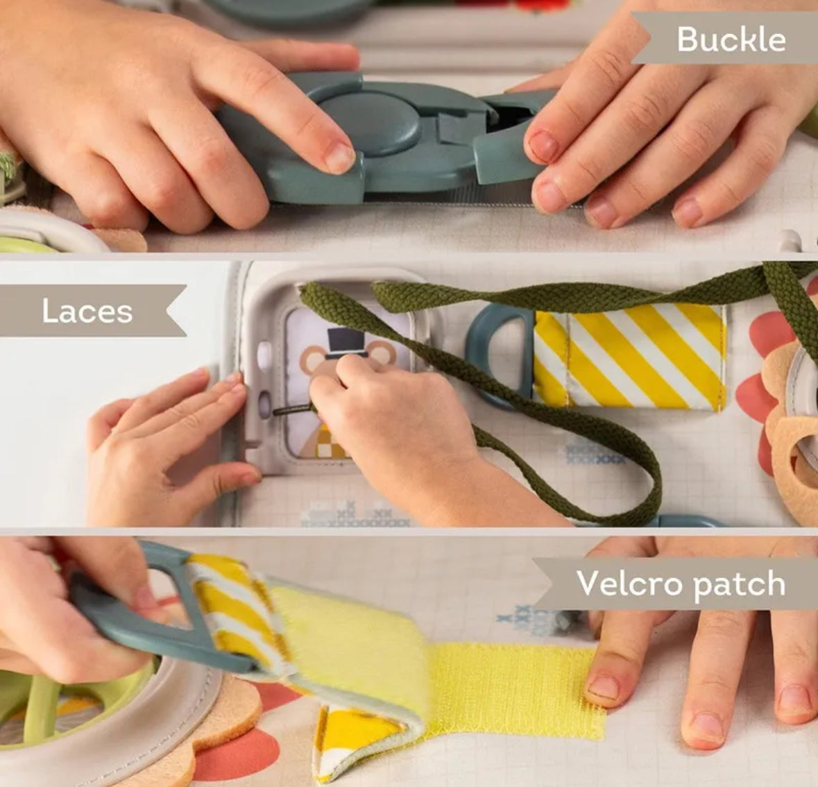 easier Learning snap’n learn activity busy board