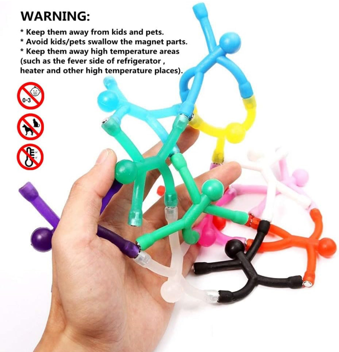 Magnetic people Toys - 5pcs ( random color )