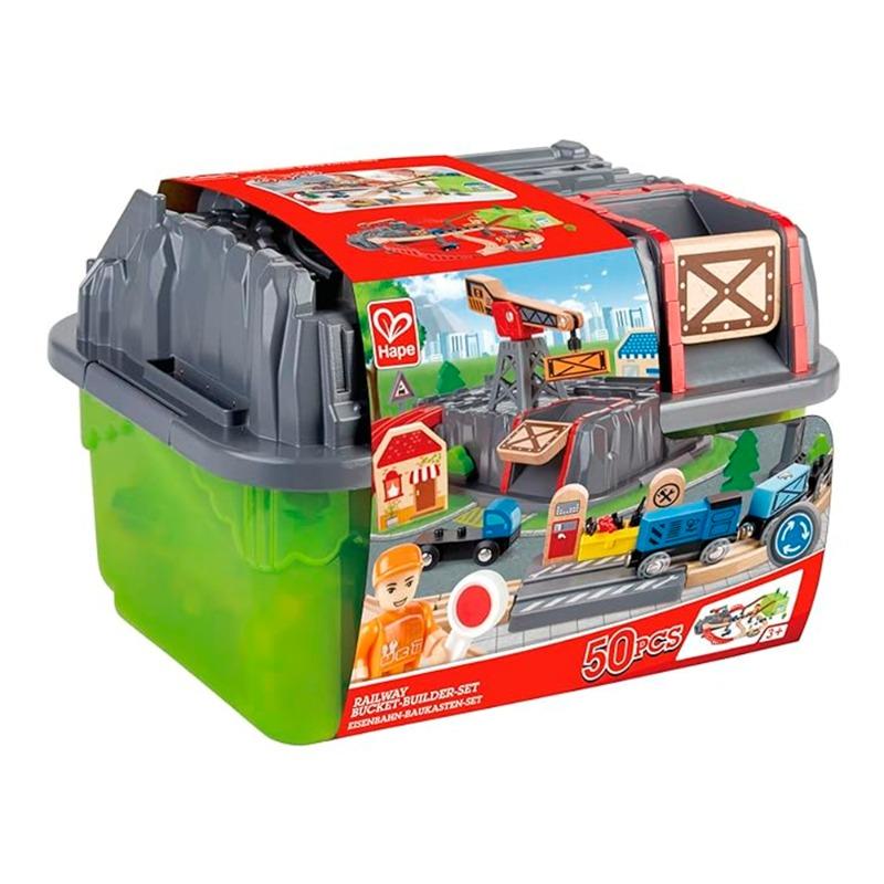 Railway bucket builder set