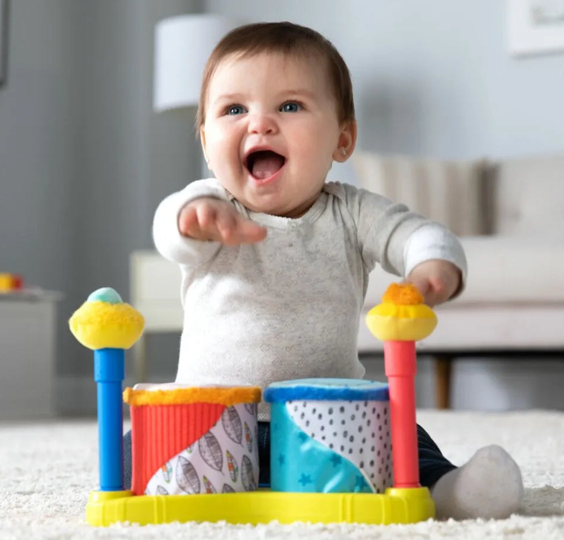 Squeeze beats first drum set