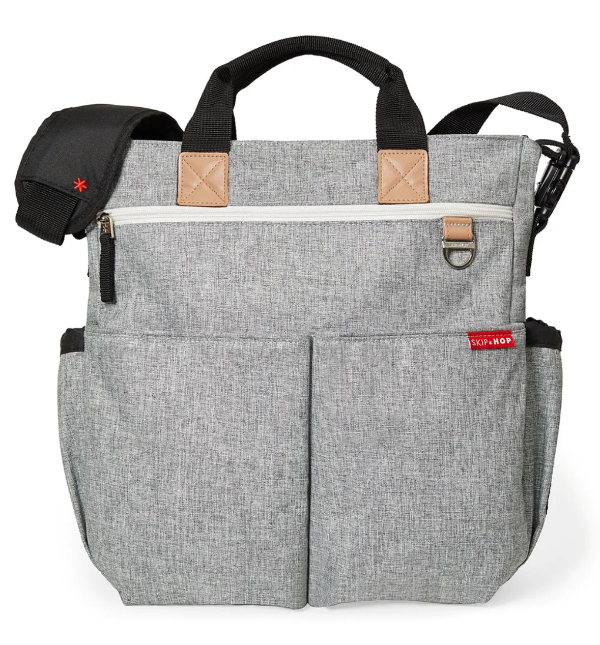 Duo signature diaper bag / grey