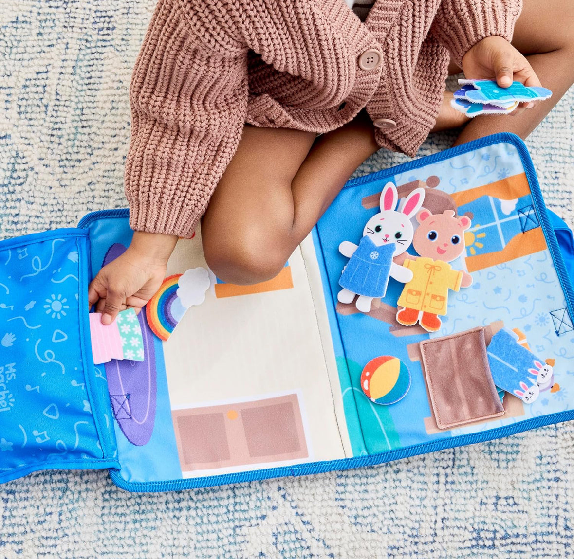 Ms.Rachel what to wear felt activity board