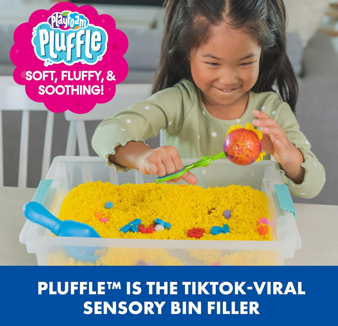 Educational Insights Playfoam Pluffle for Sensory Bins with 8 Colors