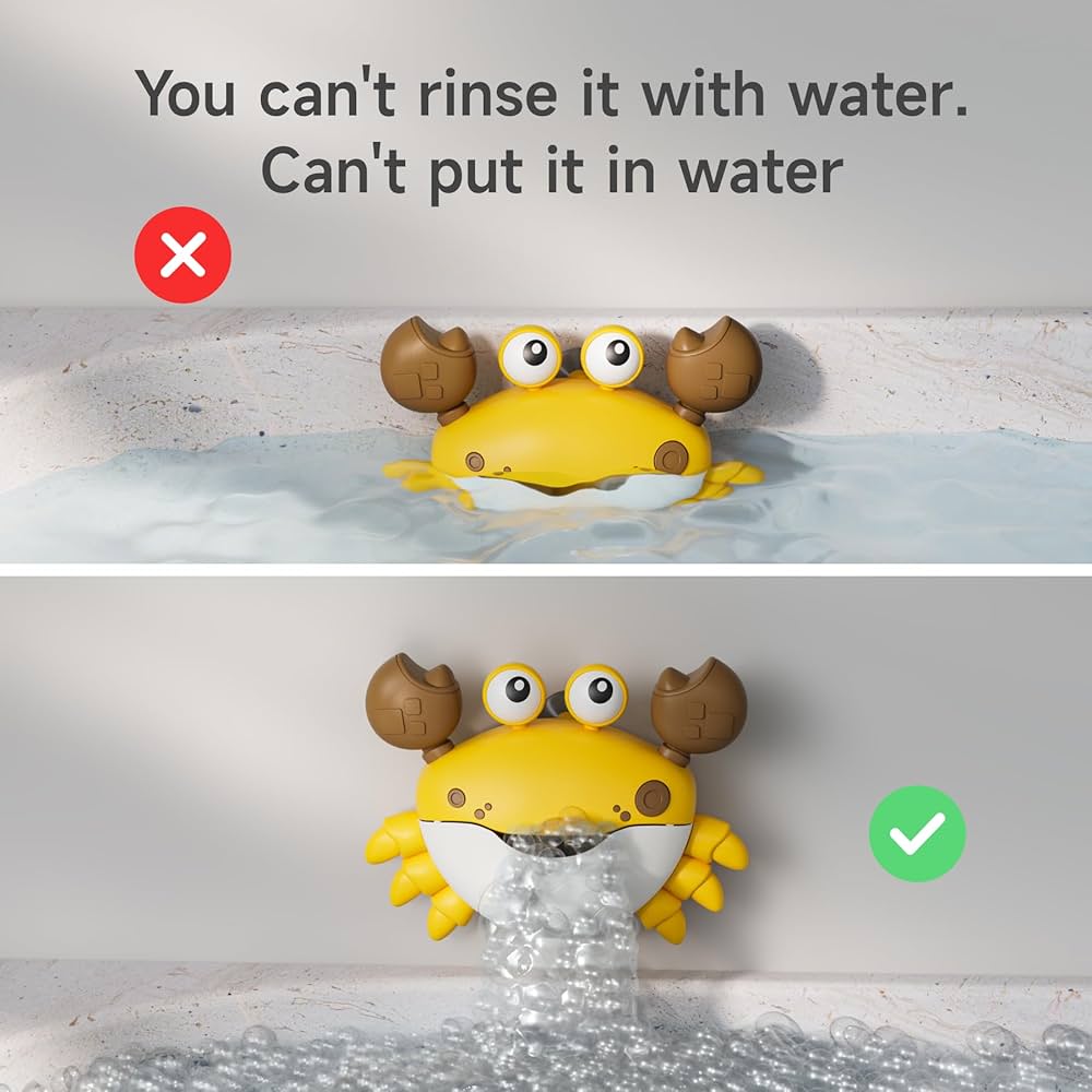 Bubble making crab toy - 4pcs