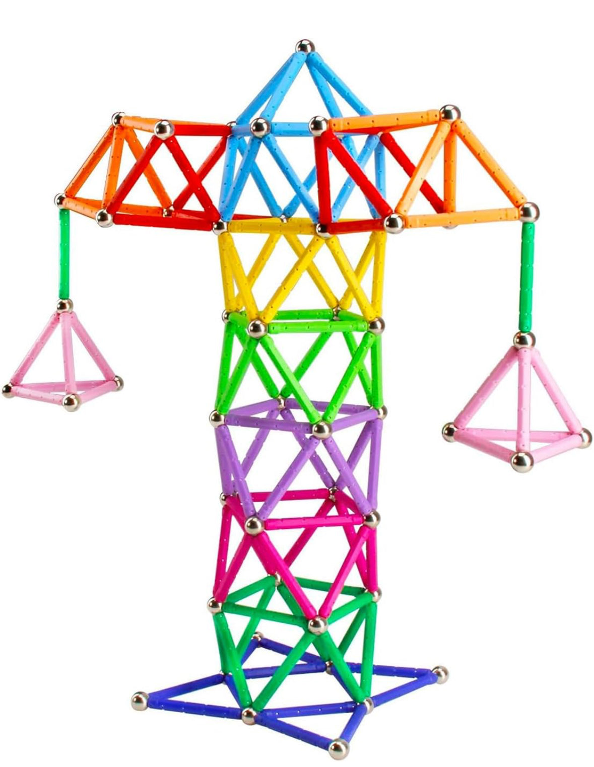 Magnetic Building Sticks Blocks - 220pcs