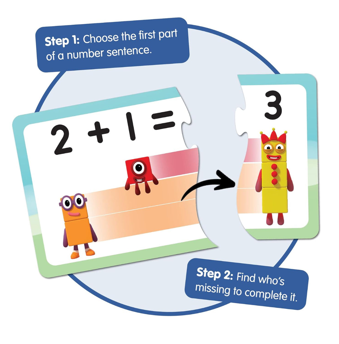 Numberblocks adding and subtracting puzzle set - 40pcs