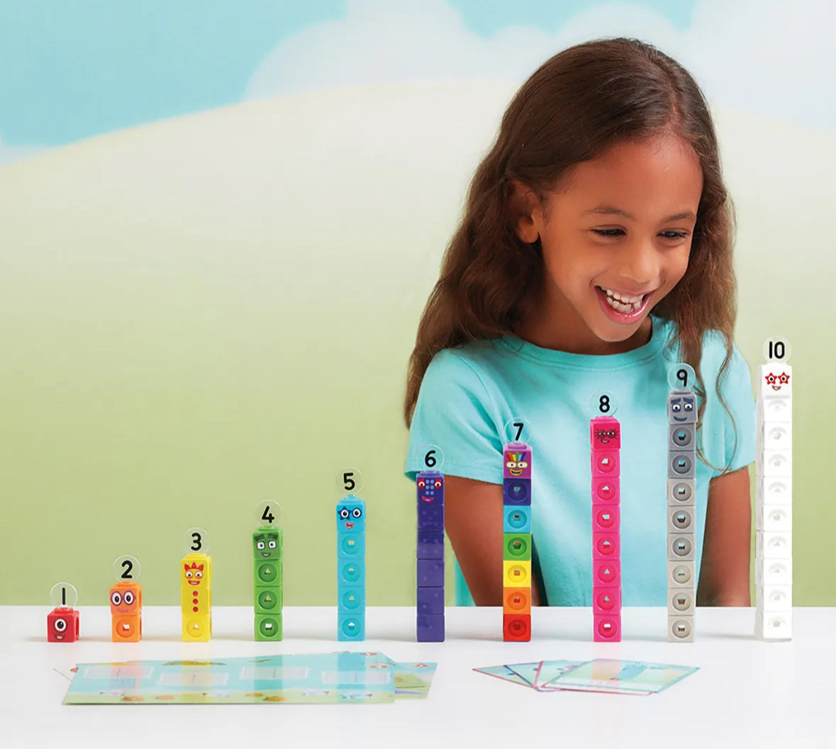Mathlink cubes number blocks 1-10 activity set