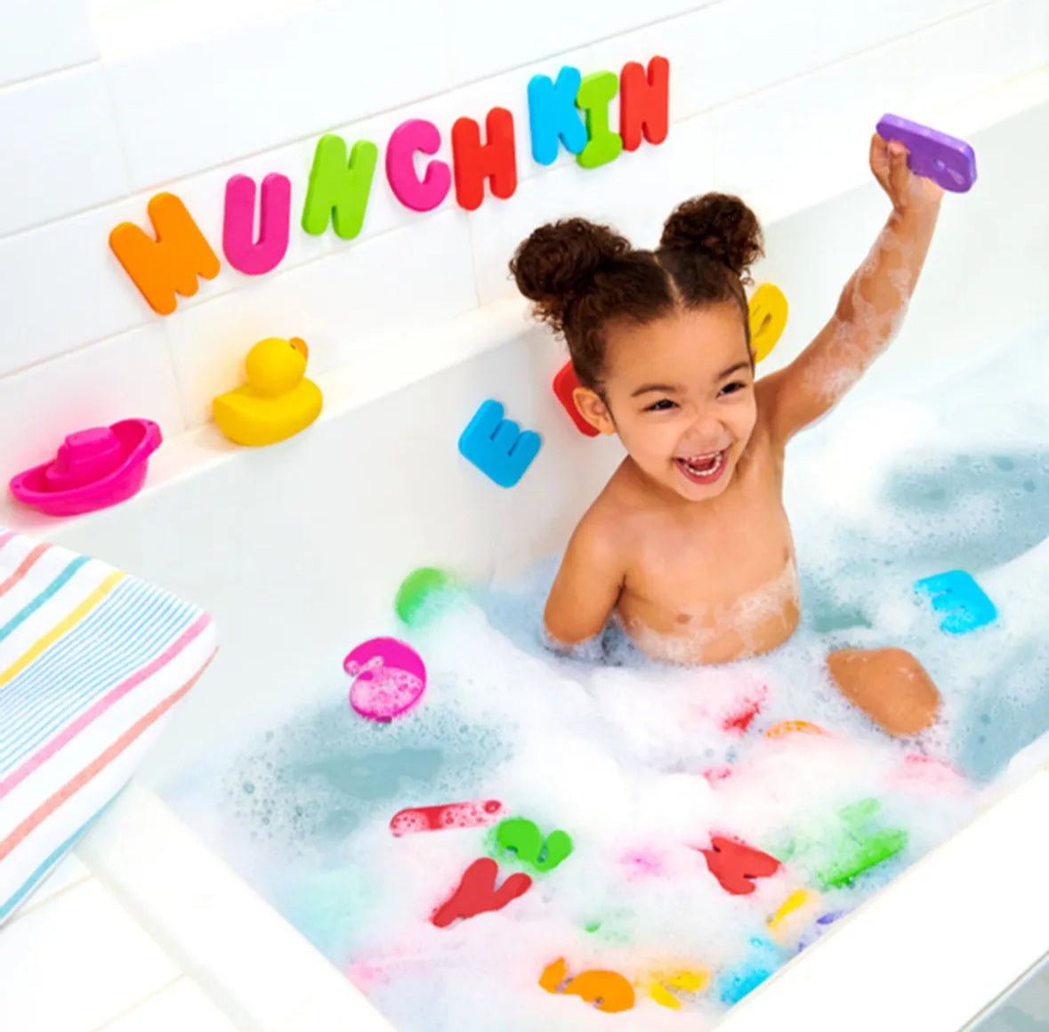 Learn bath letters & number
