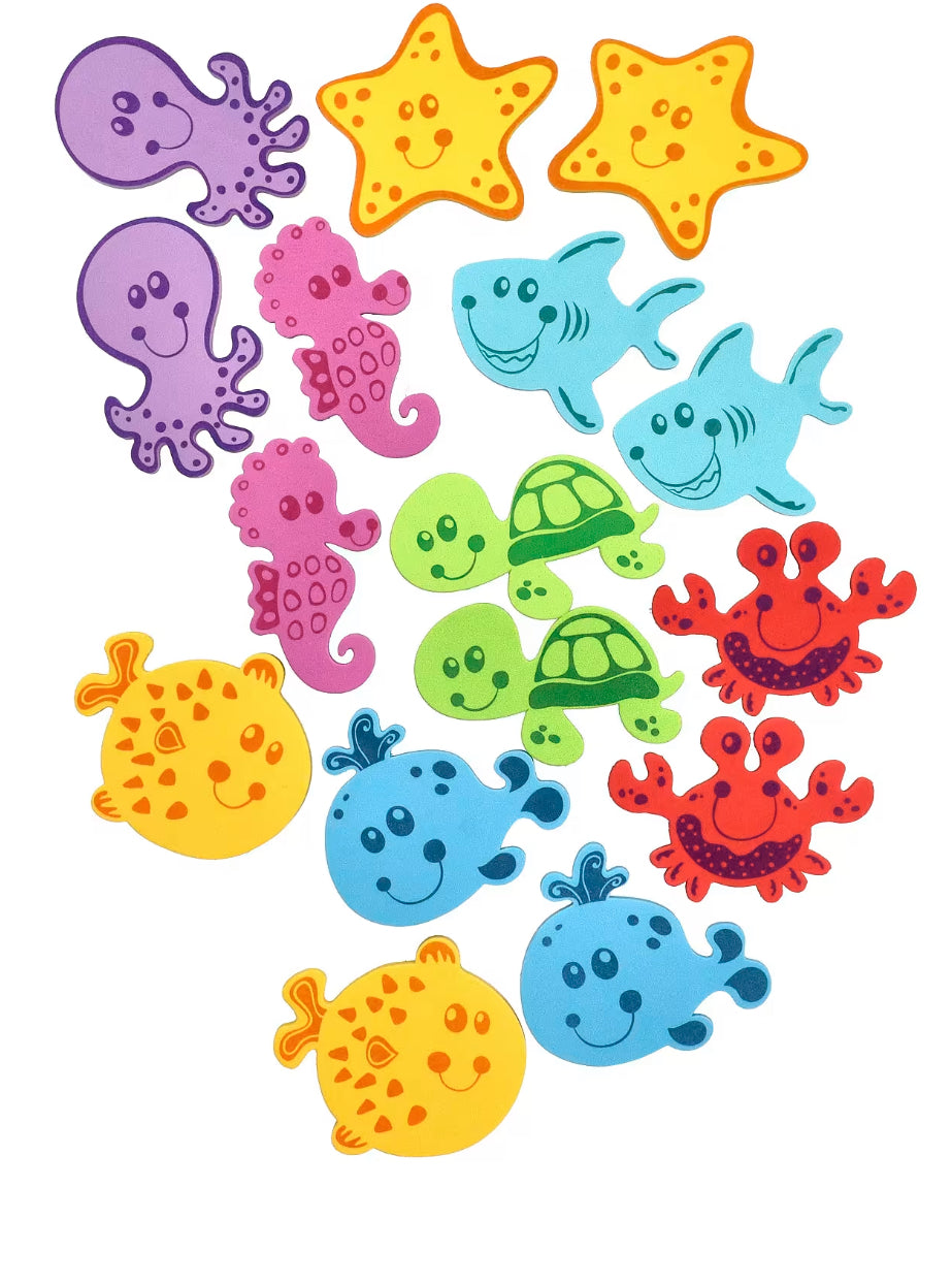 Floating bath animals