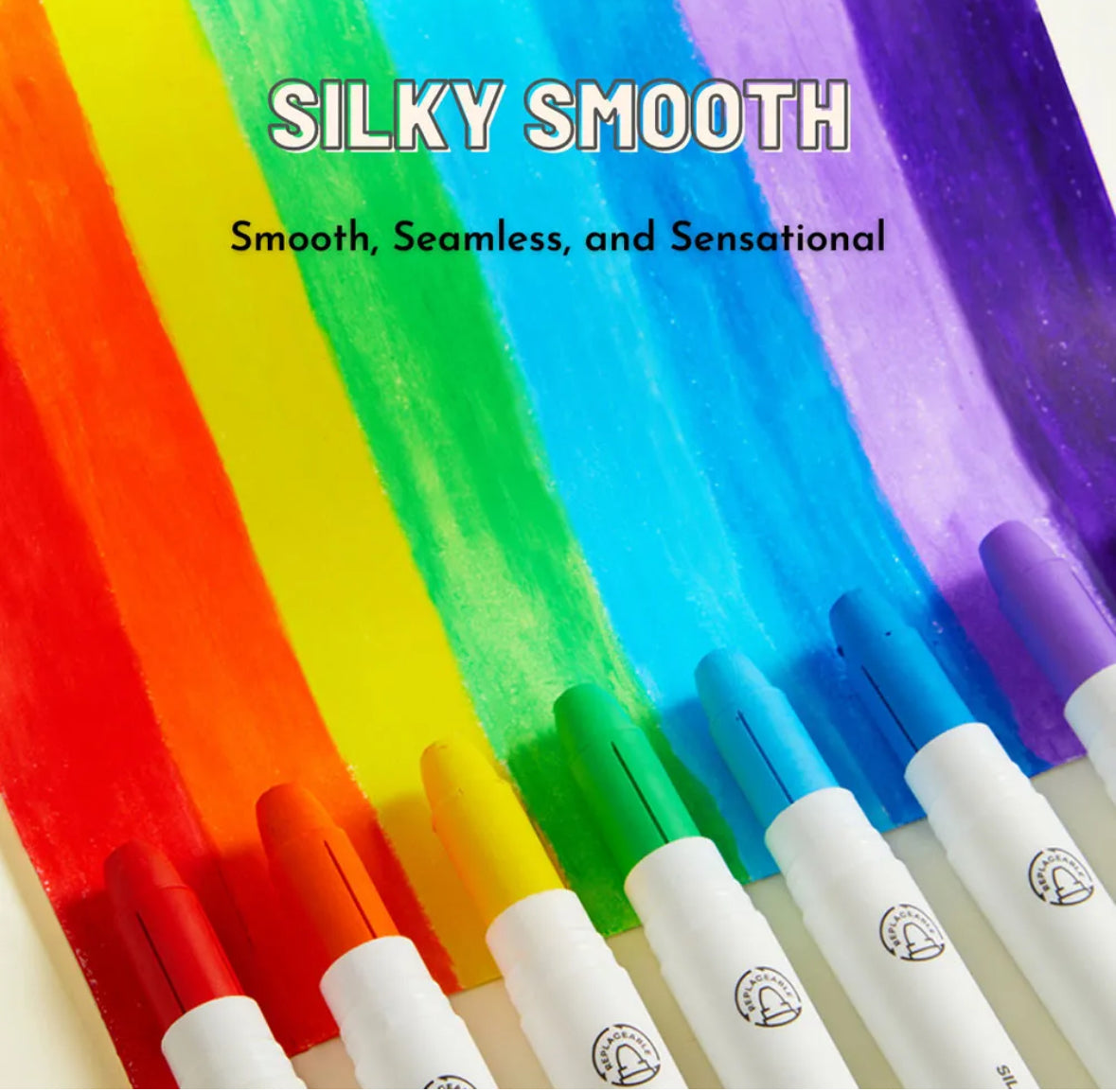 Rotary washable crayons / 12 colors