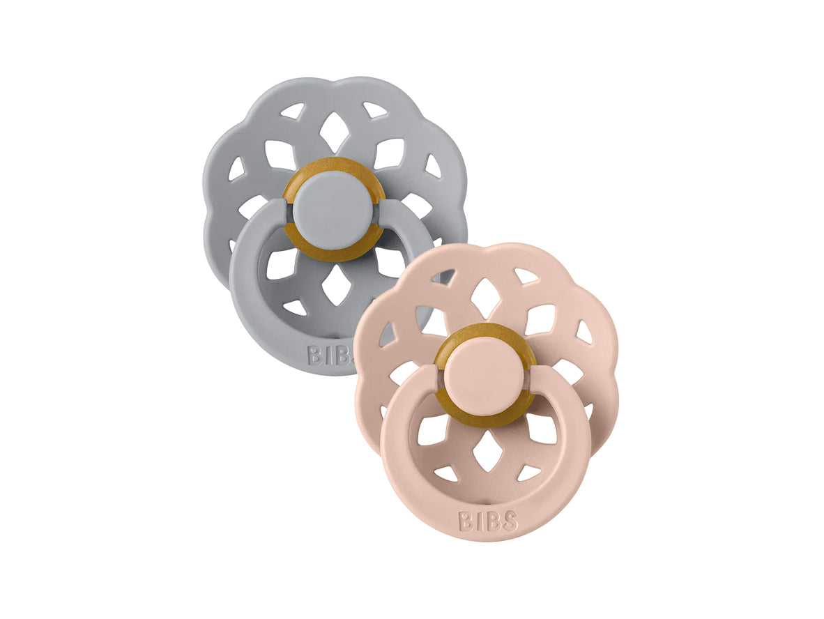 Bibs pacifier - cloud / blush
