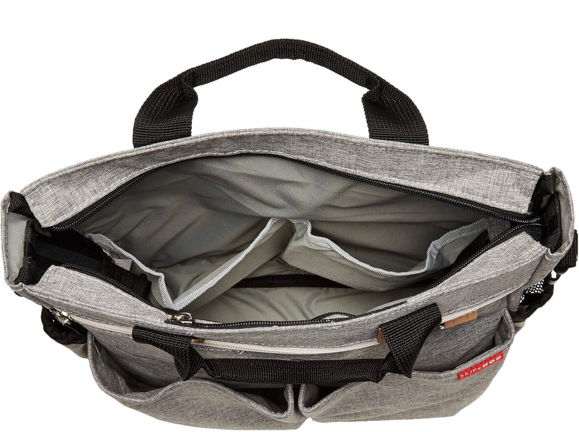 Duo signature diaper bag / grey