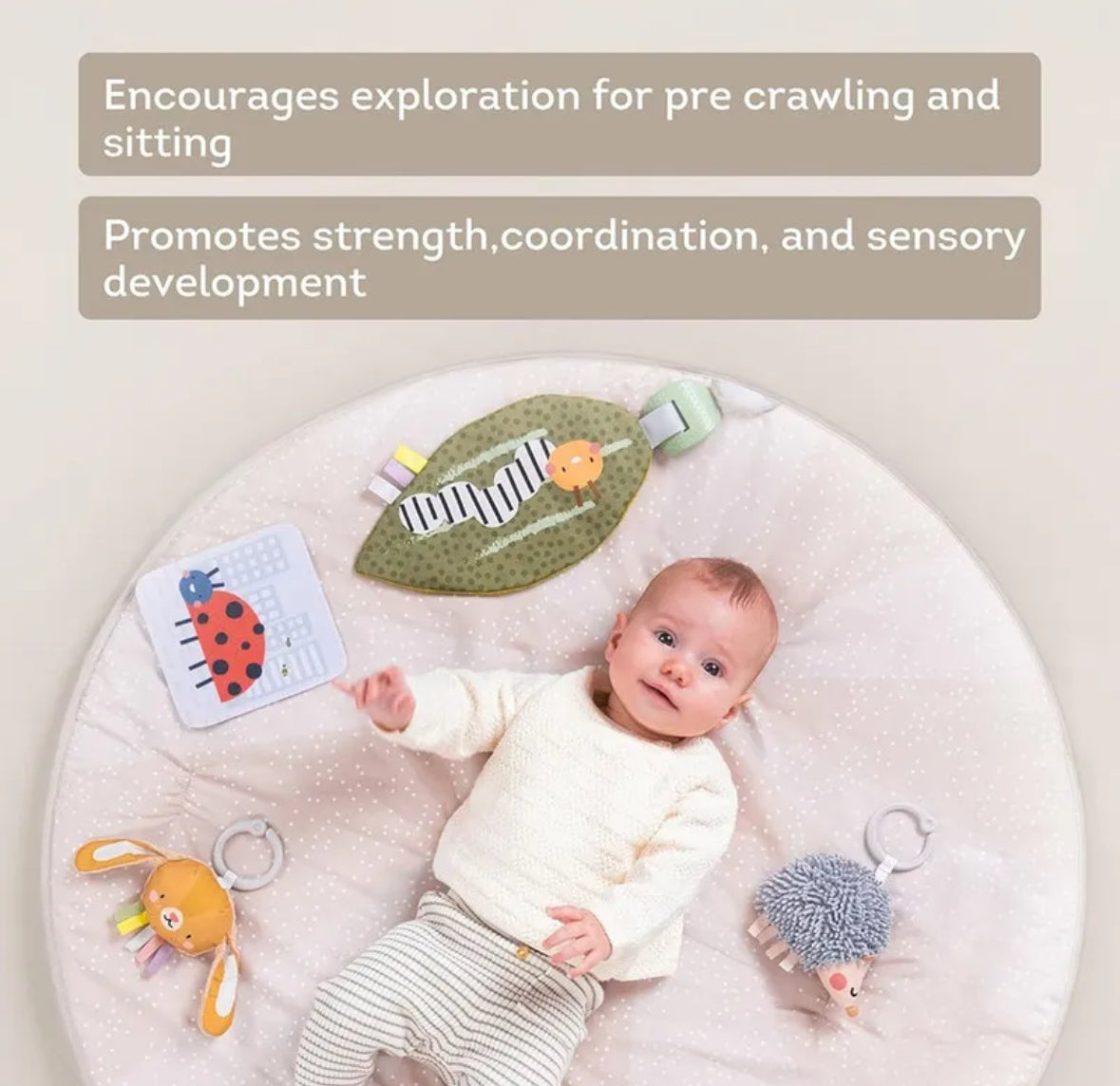 Tummy-time activity gym