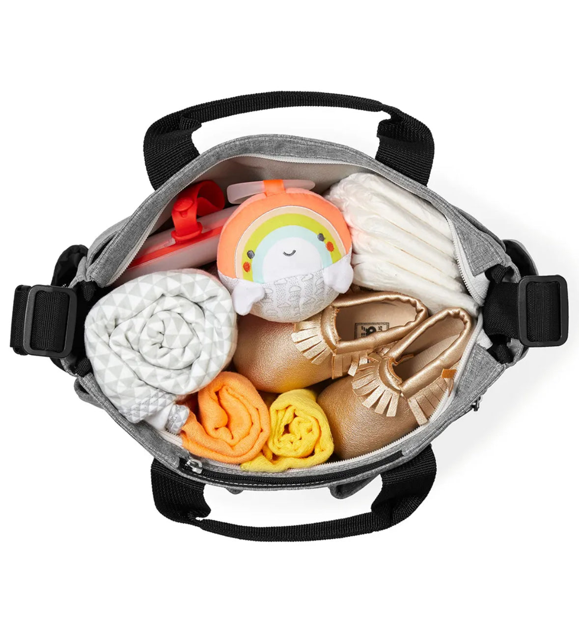 Duo signature diaper bag / grey