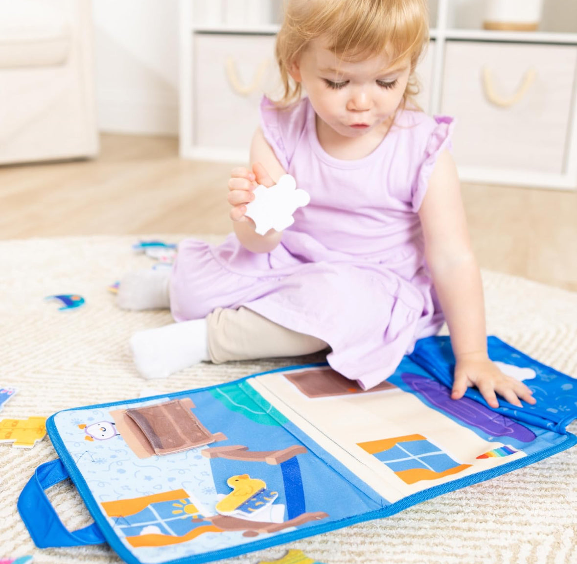 Ms.Rachel what to wear felt activity board