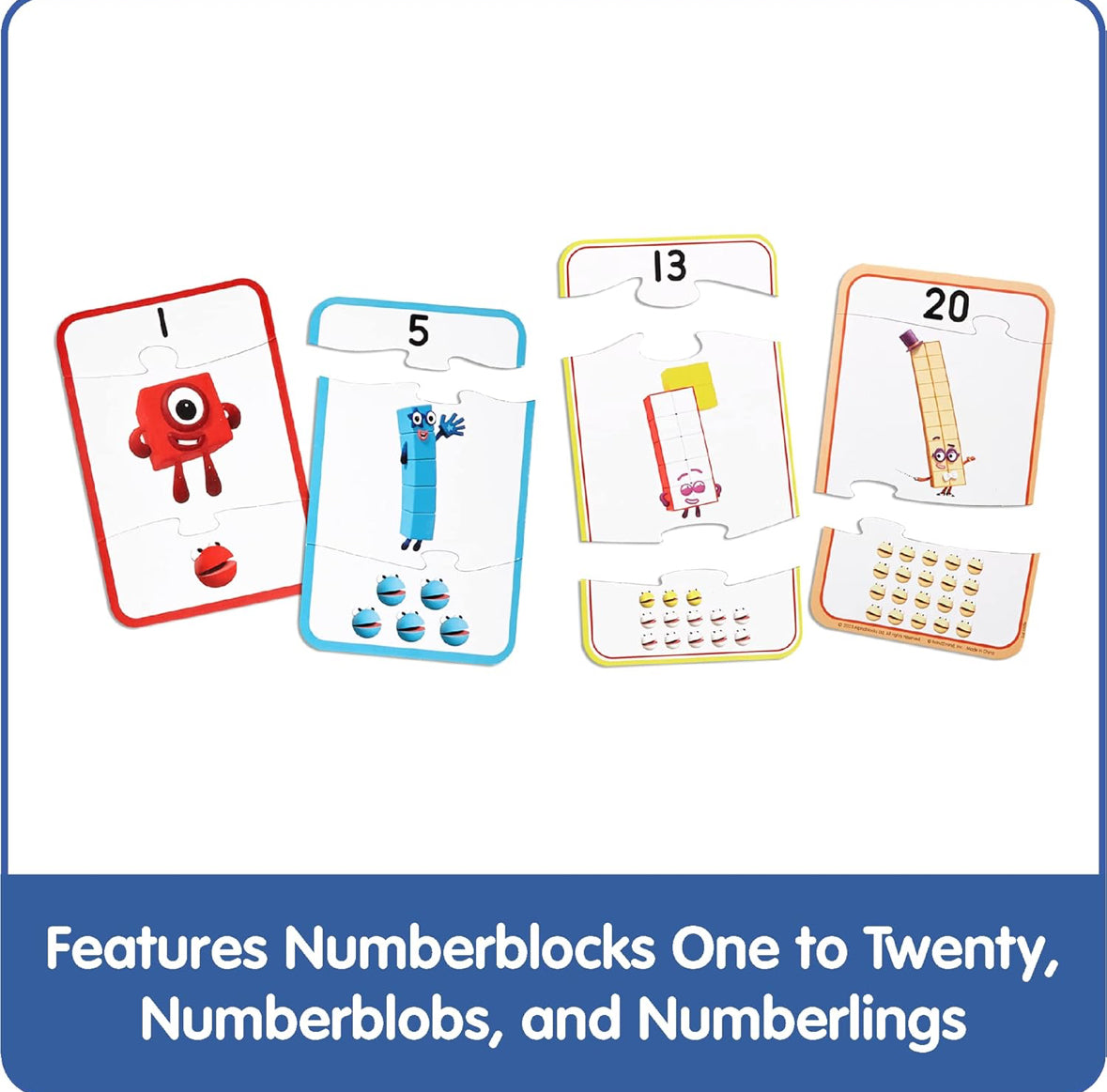Numberblocks counting puzzle set - 60pcs