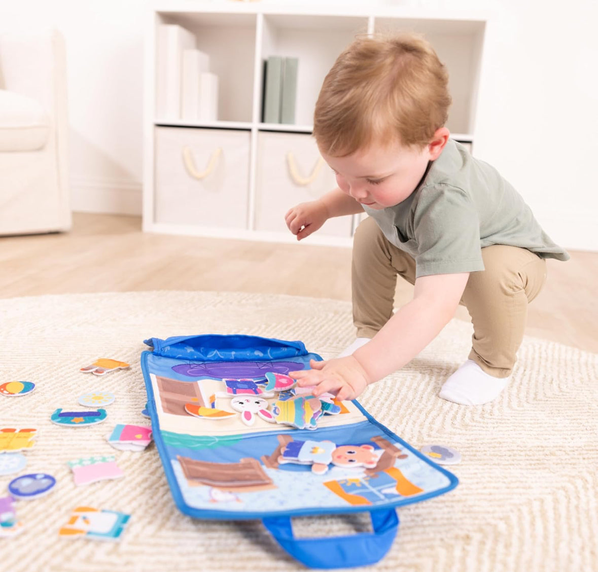 Ms.Rachel what to wear felt activity board
