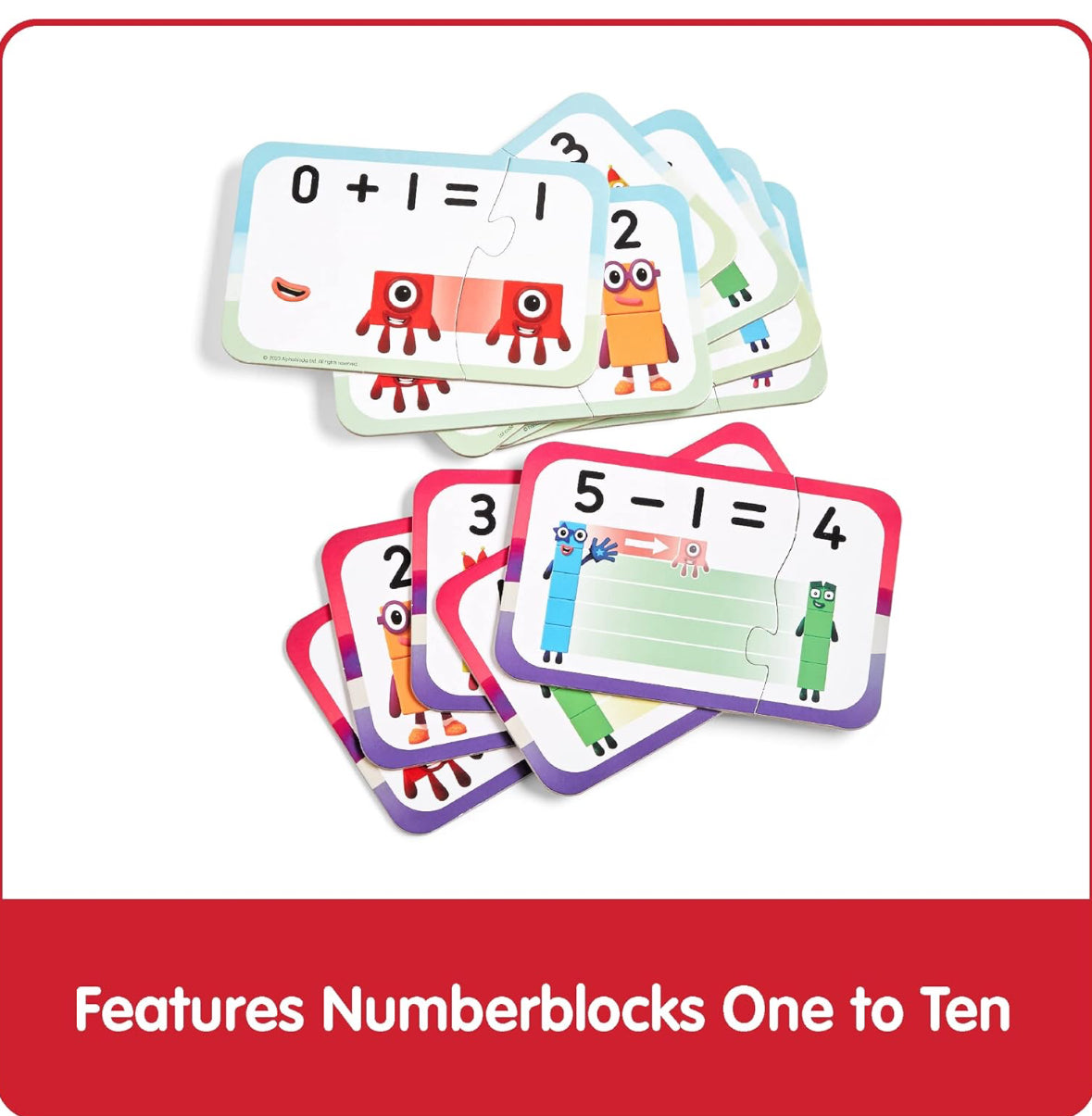 Numberblocks adding and subtracting puzzle set - 40pcs