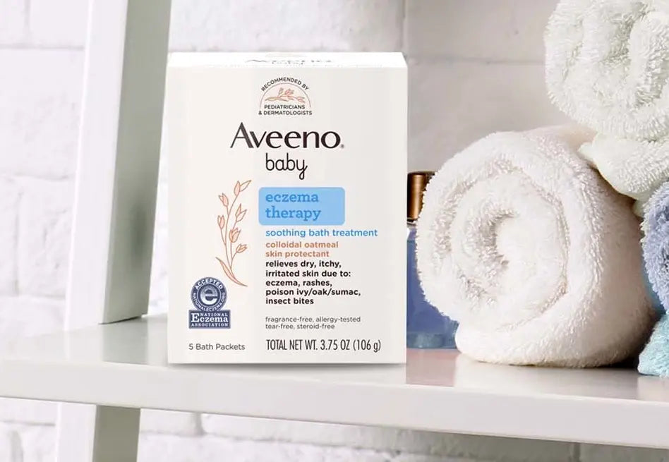 Aveeno Baby Eczema Therapy Soothing Bath Treatment - 5 packets