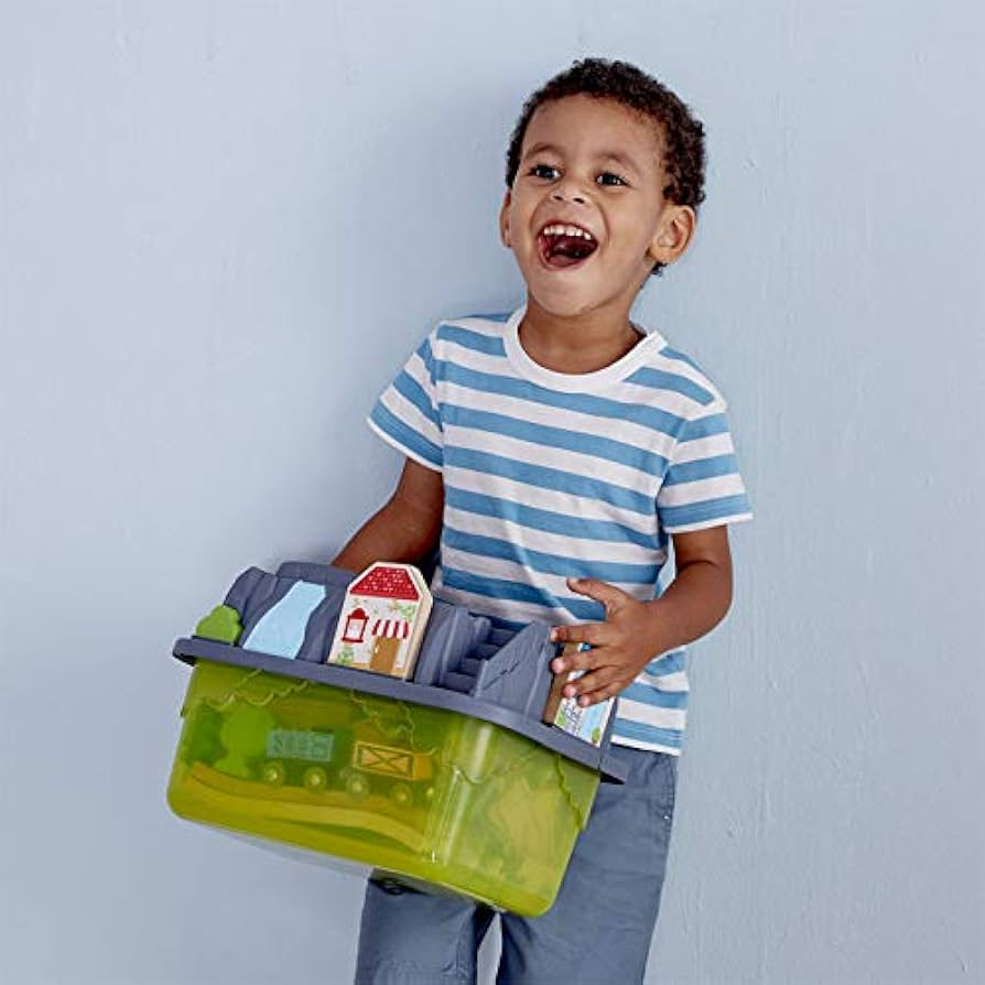 Railway bucket builder set