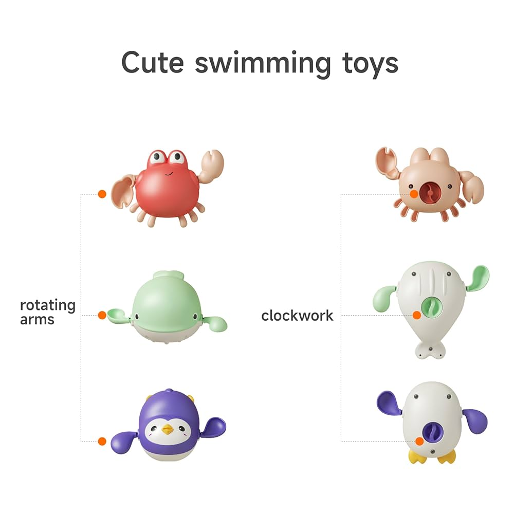 Bubble making crab toy - 4pcs
