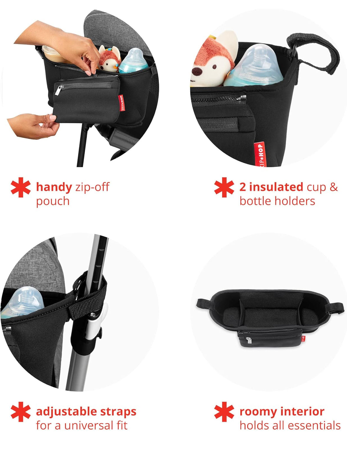 Stroller organizer - black
